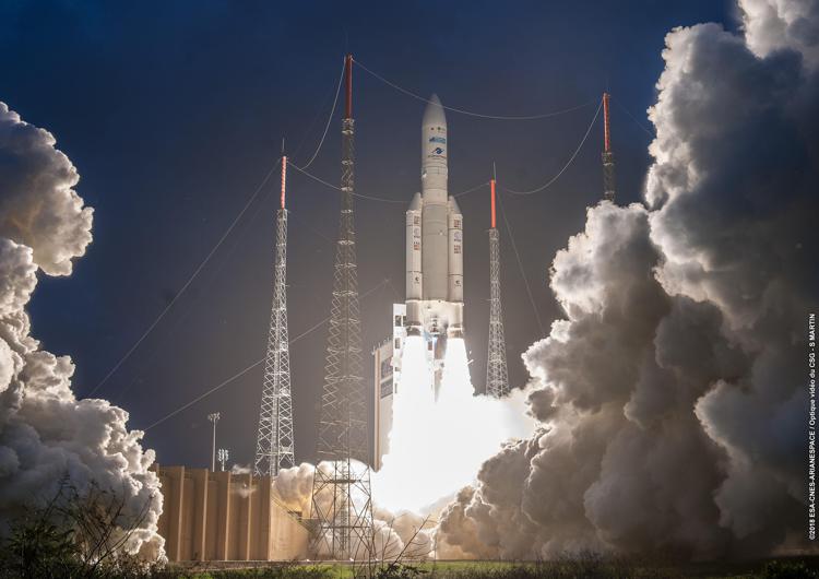 Lancio Ariane 5 (Foto uff. stampa AVIO)  