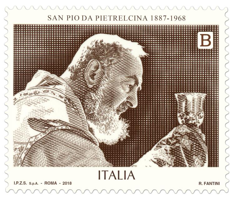 Padre Pio, un francobollo per i 50 anni dalla morte