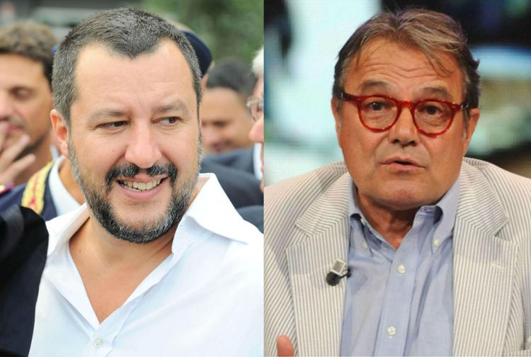 Matteo Salvini e Oliviero Toscani (Fotogramma) - FOTOGRAMMA