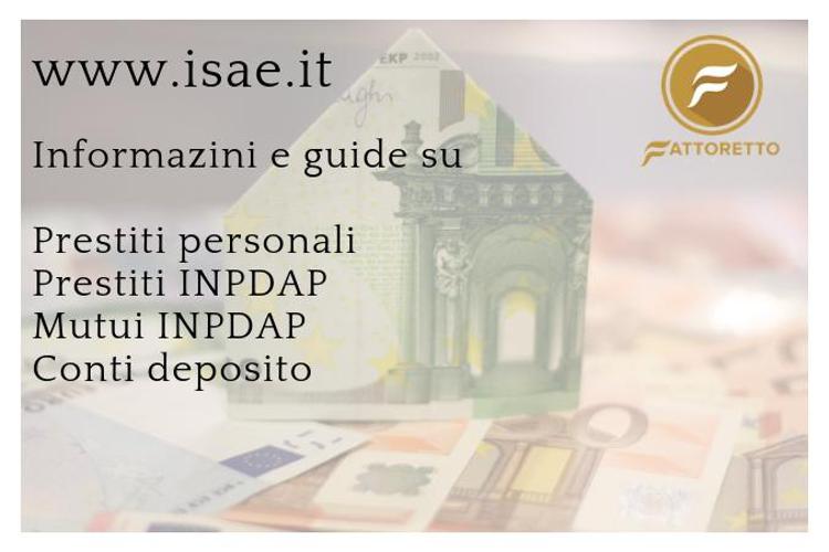 Istituto Studi e Analisi Economica a supporto dei consumatori: www.isae.it