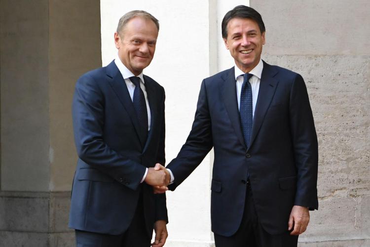 Conte holds talks with Tusk in Rome
