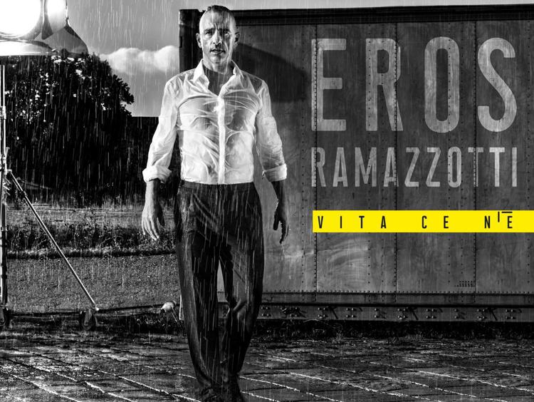 La cover del nuovo album di Eros Ramazzotti 'Vita ce n'è'