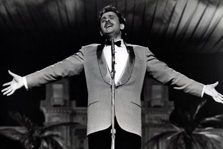 (Domenico Modugno al Festival di Sanremo nel 1959/Fotogramma-Ipa) - FOTOGRAMMA