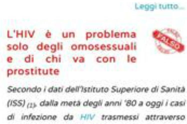 'Non esiste più' o 'è un problema solo dei gay', le bufale sull'Aids