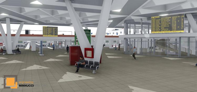 progetto BIM Stazione Napoli Centrale (Foto Minnucci Associati) 