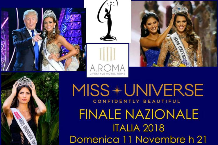 A Roma Miss Universe Italy 2018