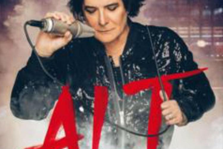 Renato Zero nella cover del cofanetto 'Alt in tour