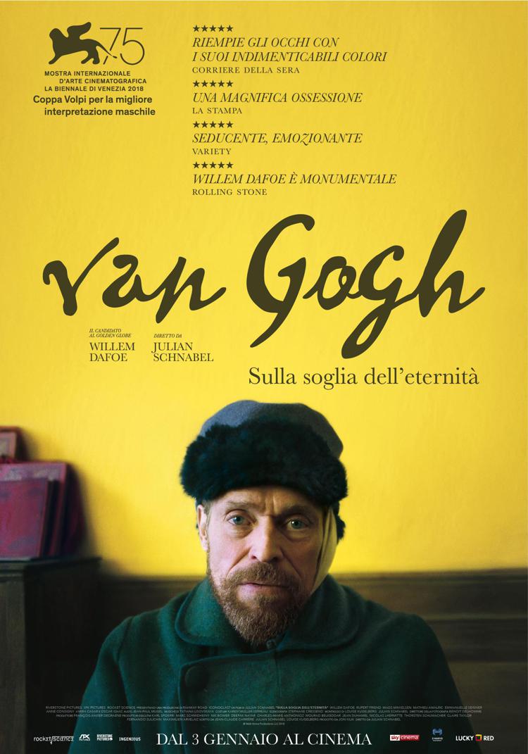 poster del film 'Van Gogh - Sulla soglia dell'eternità' di Julian Schnabel