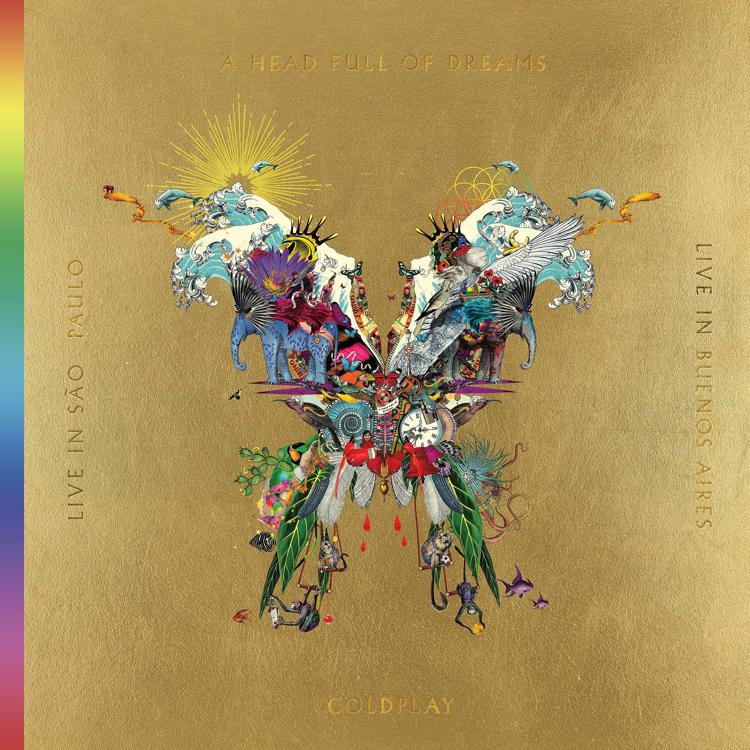 Cover del cofanetto speciale dei Coldplay