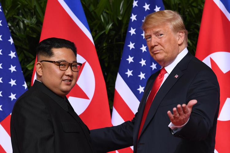 Kim Jong-Un e Donald Trump (AFP)