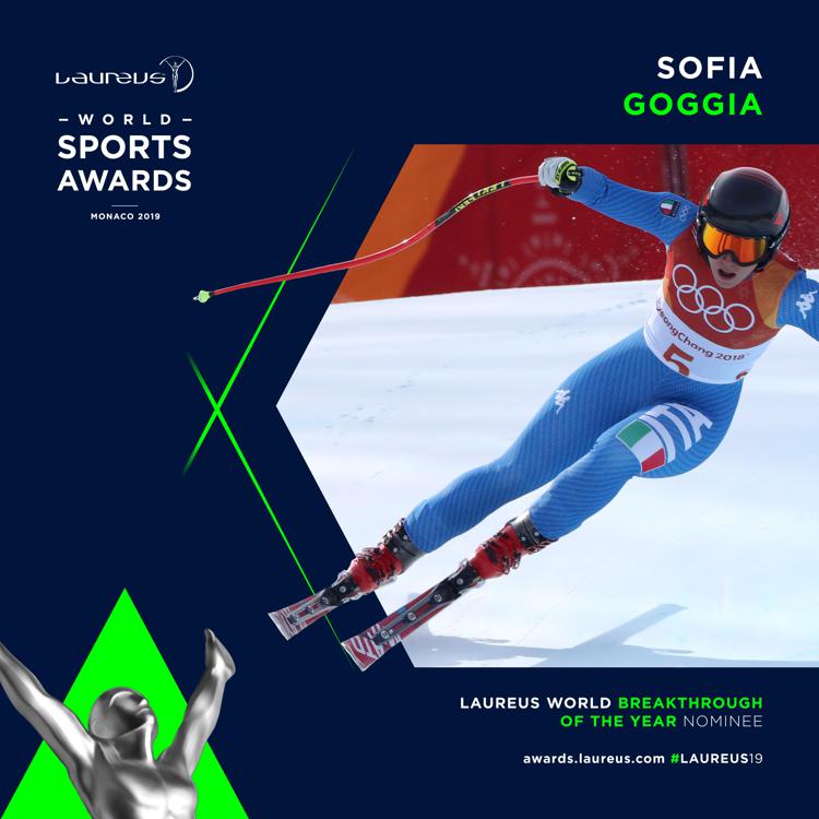 Sport: Laureus Awards, a Sofia Goggia nomination come rivelazione dell’anno
