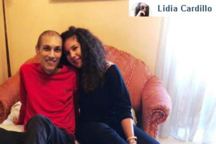 Luca Cardillo con la sorella Lidia, foto da Facebook