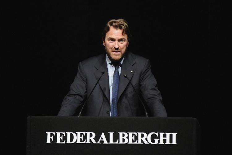 Il presidente di Federalberghi, Bernabò Bocca (Fotogramma)