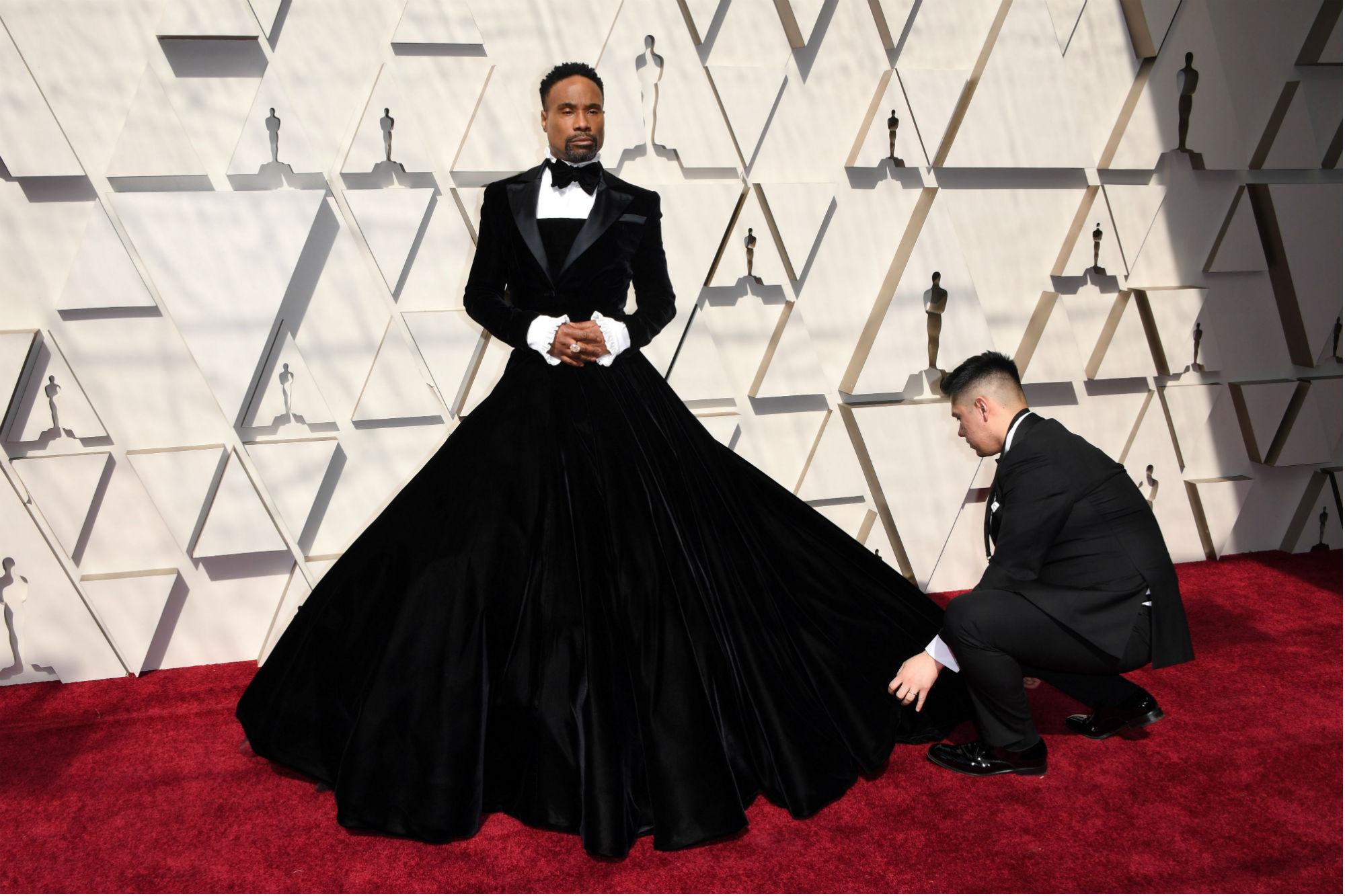 Billy Porter in Christian Siriano (Afp)