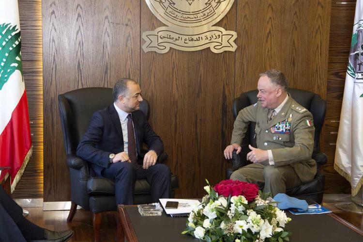 Unifil commander meets Lebanese defence minister