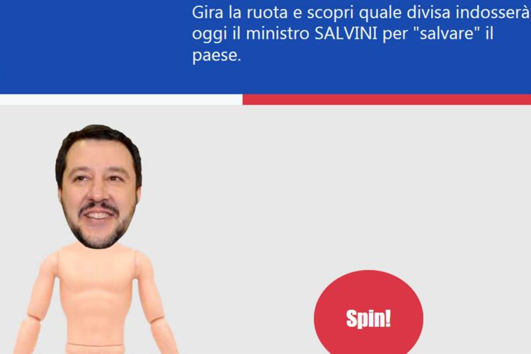 Da pompiere a Mr Bean, online i mille look di Salvini