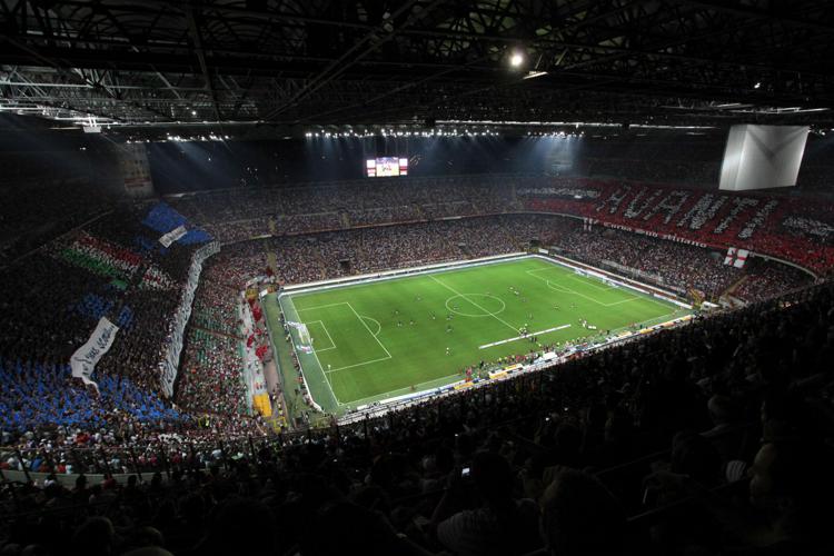 Lo stadio di San Siro (Fotogramma)