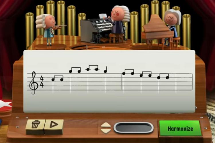 Tutti musicisti con il doodle per Bach