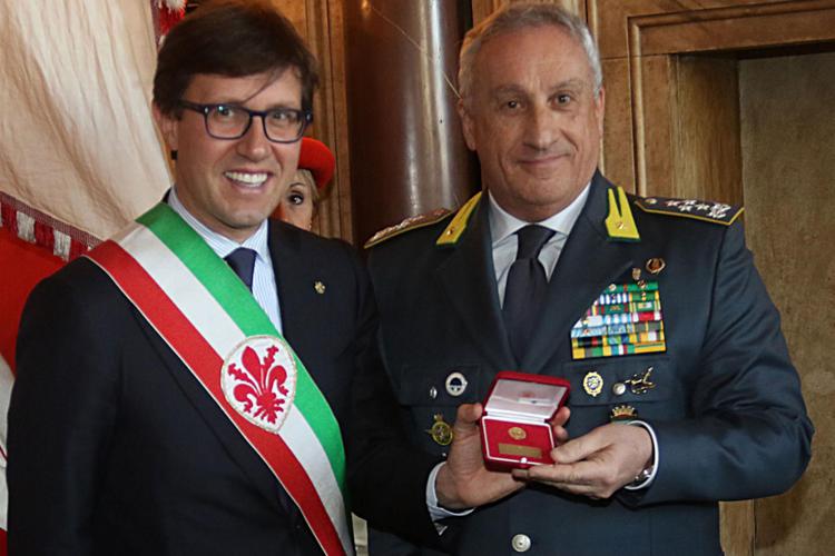 Il Sindaco Dario Nardella e il Generale Giorgio  Toschi