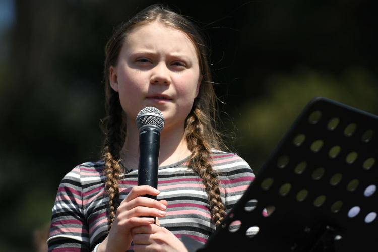 Greta Thunberg (Foto Afp) 