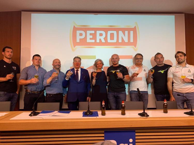 Rugby: Fir, Peroni title sponsor del campionato italiano Top12
