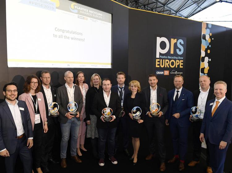 I vincitori del Plastics Recycling Awards Europe 2019 