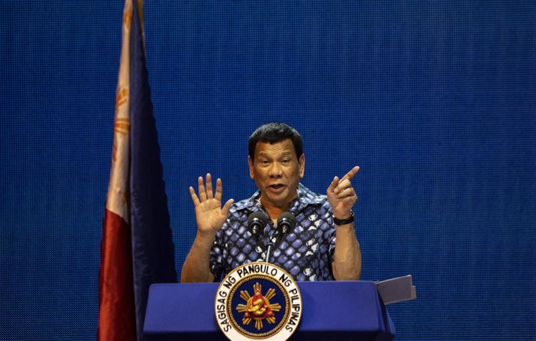 Il presidente delle Filippine, Rodrigo Duterte (Afp) - AFP