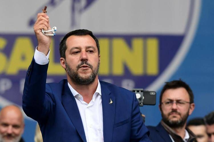 Matteo Salvini (foto Afp)