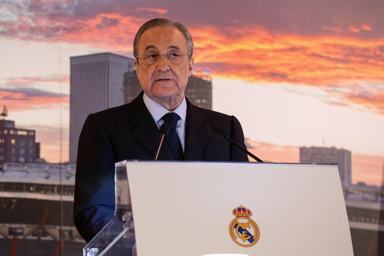 Il presidente del Real Madrid Florentino Perez  - FOTOGRAMMA