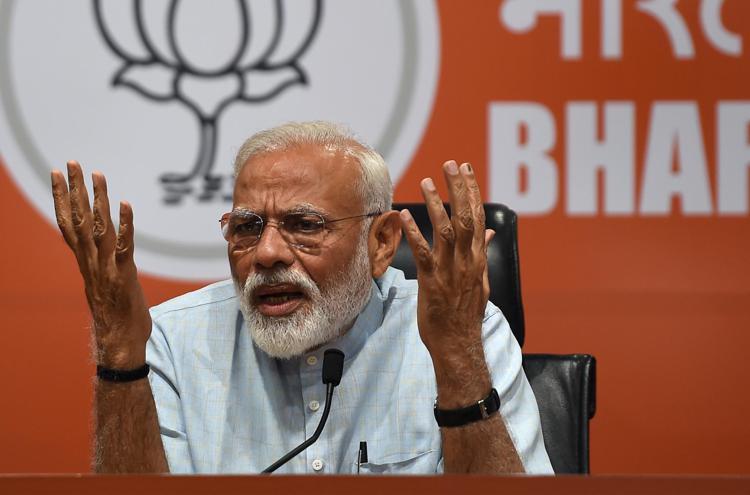 Il premier indiano Narendra Modi (Foto MONEY SHARMA / AFP)