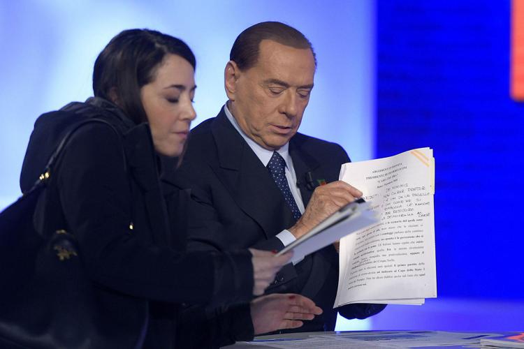 Licia Ronzulli e Silvio Berlusconi (Fotogramma)