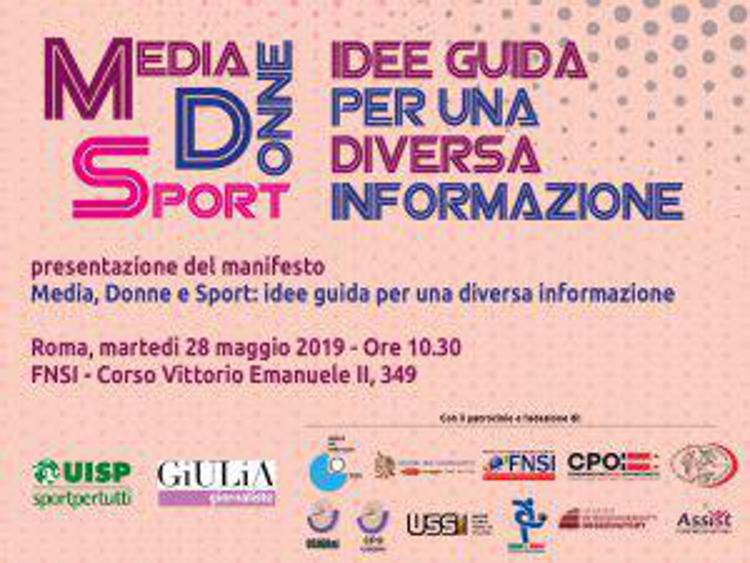 Pari Opportunità: 'Donne, Media e Sport', manifesto per una diversa informazione