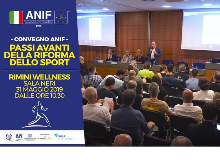 ANIF al Rimini Wellness: riforma dello sport e nuove tendenze del fitness