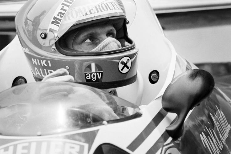 Niki Lauda nel 1976 (Foto Afp)