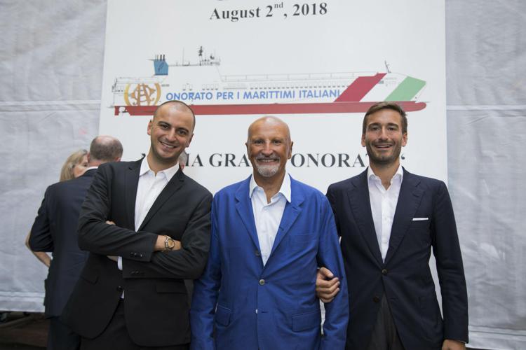 Nella foto, da sinistra: Alessandro, Vincenzo e Achille Onorato