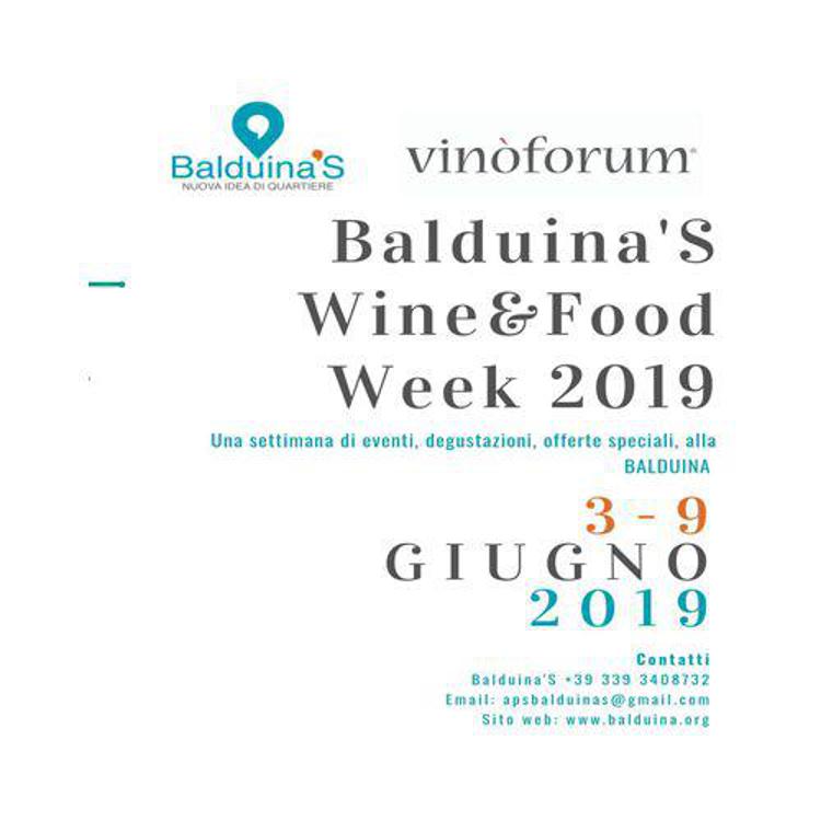 Food: Roma, un settimana di eventi alla Balduina dal 3 al 9 giugno