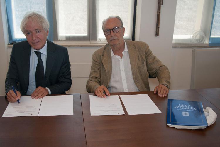 Maurizio Gemignani (Presidente Nazionale della Lega Navale Italiana) e Agostino Mattera (Presidente Nazionale di Senior Italia Cultura Sport), - (u.s)