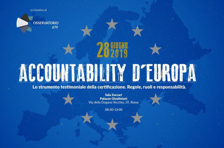 ACCOUNTABILITY D'EUROPA. La certificazione GDPR il 28 giugno a Roma