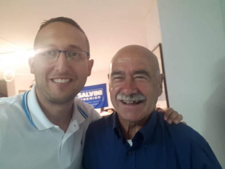 Tittino Cau (a destra) con  Dario Giagoni (foto da Facebook)