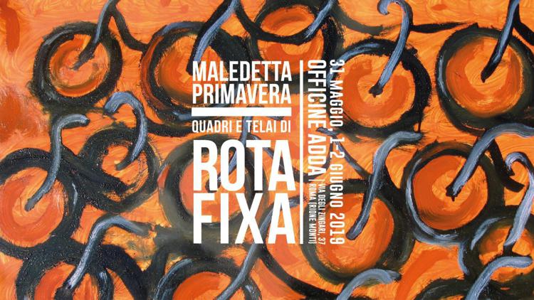 Roma: la bici pedala nell'arte, 'Maledetta primavera' mostra di Rotafixa