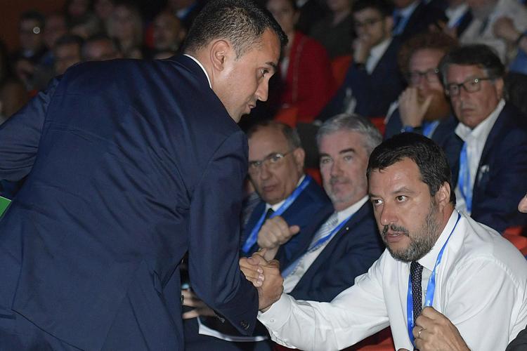 Luigi Di Maio e Matteo Salvini (FOTOGRAMMA)
