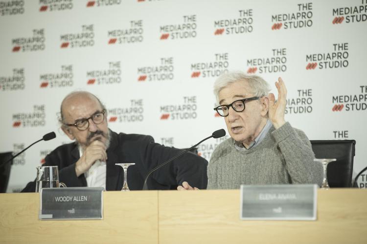 Woody Allen con Jaume Roures