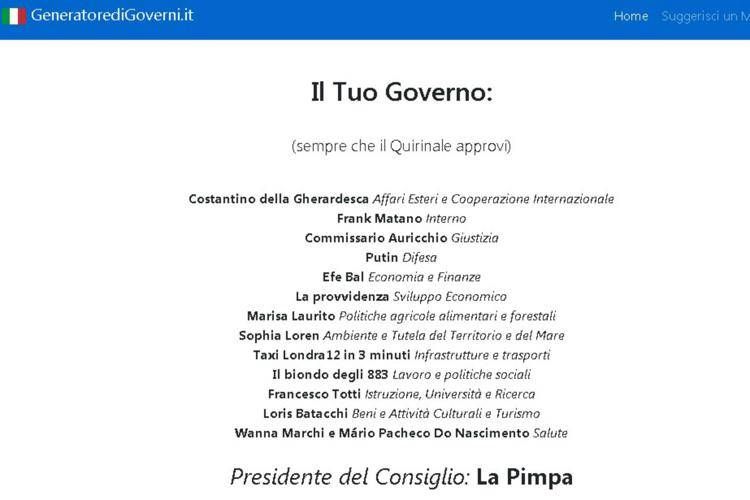 governo generatore fi