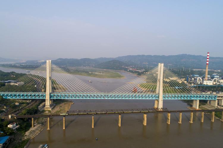 (Il fiume Yangtze in Cina, Fotogramma)