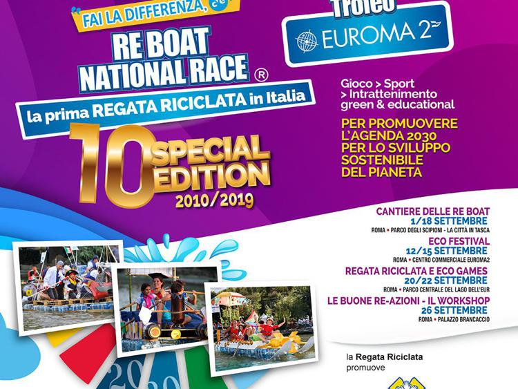 Roma: torna la Re Boat National Race, la regata riciclata