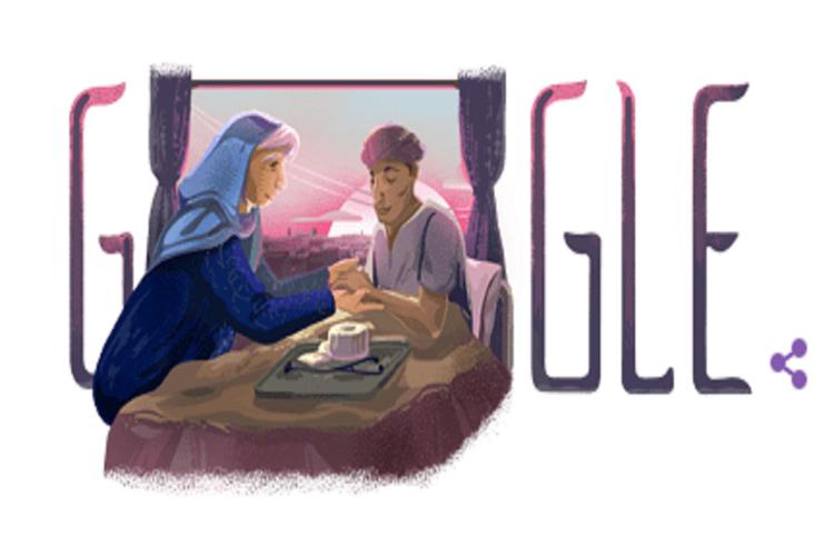 Il doodle dedicato a Ruth Pfau (Google)