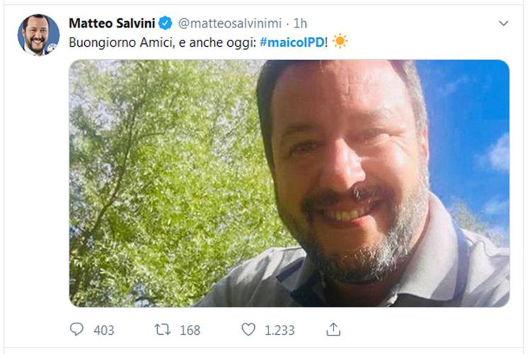 #maicolPd, Salvini e Lega all’attacco nel giorno di Rousseau