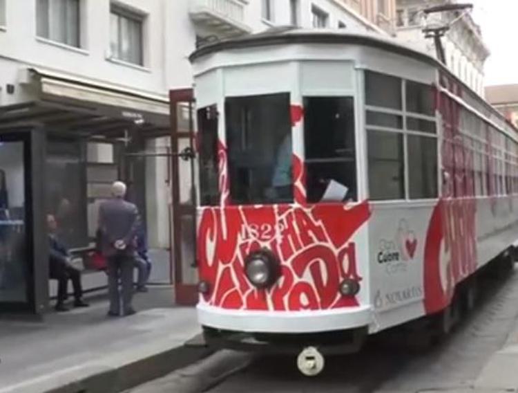 A Milano il 'Tram del cuore' per sensibilizzare su scompenso cardiaco