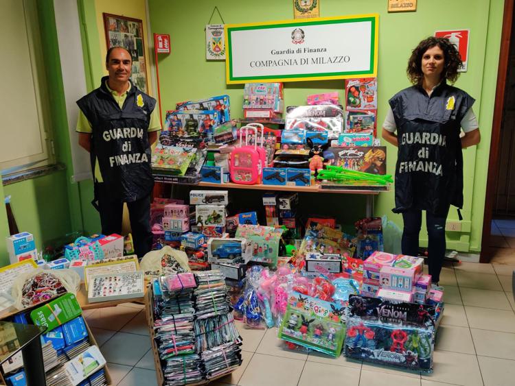 Messina: Gdf sequestra 50 mila prodotti nocivi per la salute tra giocattoli e bigiotteria