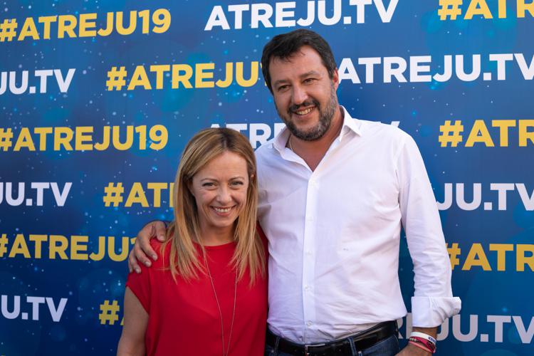 Giorgia Meloni e Matteo Salvini (Fotogramma) - FOTOGRAMMA